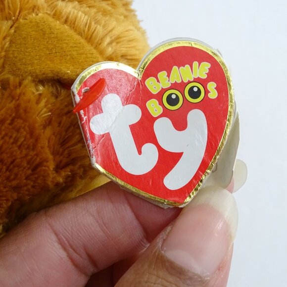 2015 Ty Beanie Boo Barley Dog Stuffed Animal Plush Soft Toy 5.5 inch Hang Tags - Picture 8 of 12